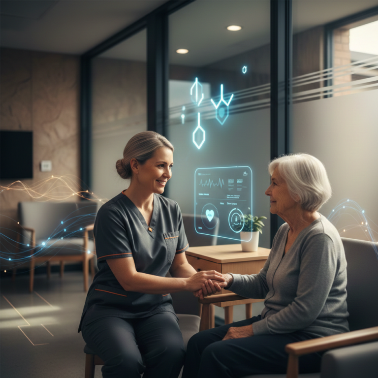 AI in health and aged care supporting intelligent and compassionate care delivery